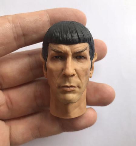 1/6 Scale Male Soldier TOS Spock Head Sculpt Stars Trekes For 12 Inch Action Figure Toy Collection ► Photo 1/6