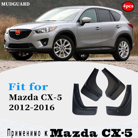 4PCS for mazda cx5 cx-5 Mudguards Fender Mud Flap Guard Splash Mudguard Fenders Mudflaps car accessories auto styline Front Rear ► Photo 1/6