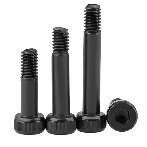 M2 M2.5 M3 M4 Half-threaded Hex Hexagon Socket Cup Head Bushing Screw Black Carbon Steel Allen Semi Thread Screws Grade 12.9 ► Photo 1/5