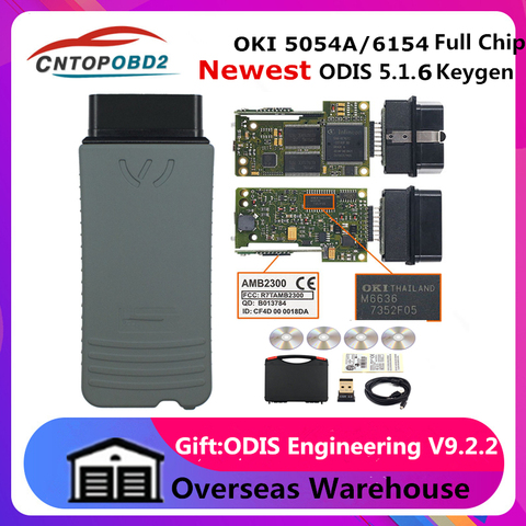 Original OKI 5054A ODIS V5.1.3 AMB2300 Full Chip 6154 WIFI V5.1.5 5054A Bluetooth code reader 6154 Diagnostic Tool ► Photo 1/6