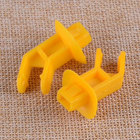 CITALL 2pcs Yellow Plastic Hood Support Prop Rod Clips Fit For Ford Focus C-Max Escape AM5Z-16828-A 2013 2014 2015 2016 2017 ► Photo 1/4