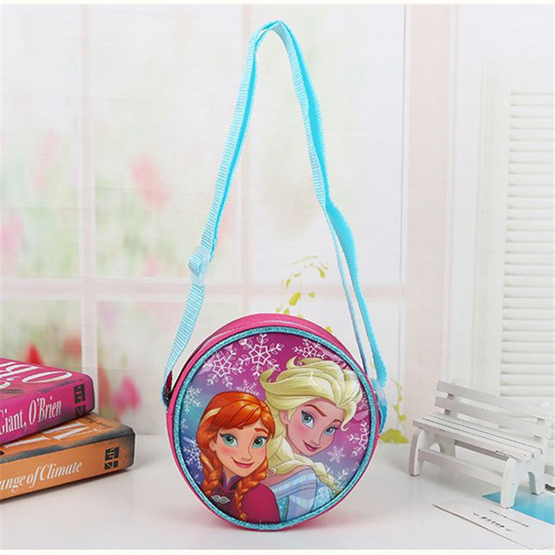 Disney Frozen Cartoon children Elsa Anna Student thermos Bag Box Shoulder  Messenger Picnic bag Pack Lunch