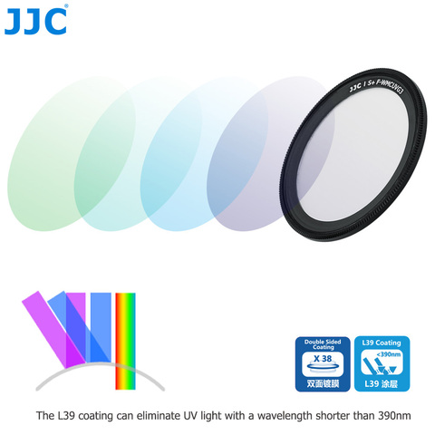 JJC L39 Ultra Slim Multi-Coated UV Filter For Ricoh GR III GR II GR3 GR2 GRIII GRII Cameras Optical Glass Camera Lens Filters ► Photo 1/6