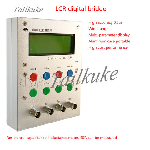 XJW01 Teacher Xu Digital Bridge LCR Bridge Tester Resistance Inductance Capacitance ESR Test Finished Product ► Photo 1/5