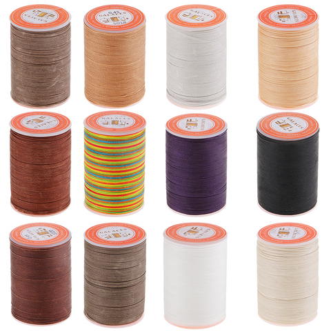 Waxed Thread 0.45mm Polyester Cord Sewing Stitching Leather Craft Bracelet ► Photo 1/6