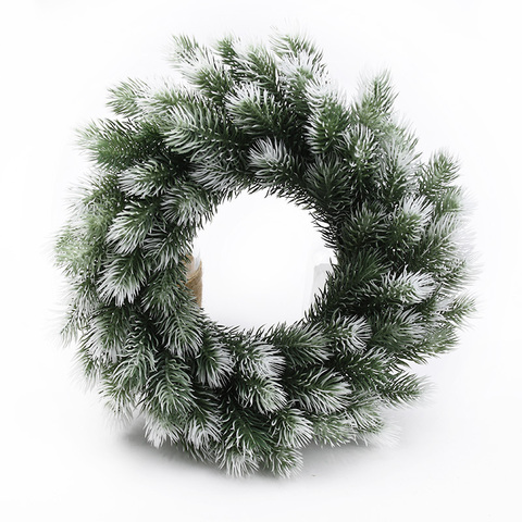10/20pcs Christmas wreath material artificial plants wedding decorative flowers wreaths home decor Plastic pine needle snowflake ► Photo 1/6