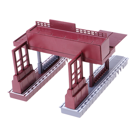 1:87 Train Scenery Structure Station Platform Model HO Scale Railroad Layout ► Photo 1/6