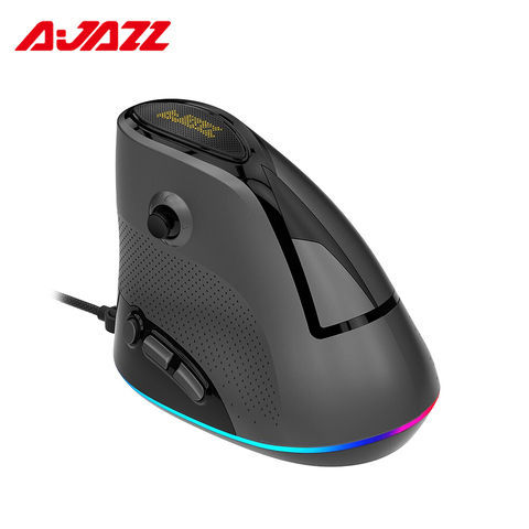 Ajazz AJ307 USB Wired Mice 4800DPI 7 Buttons Vertical Mouse Gaming Mouse RGB Backlit Ergonomic Programmable Computer For PC ► Photo 1/6