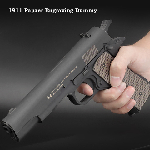 Tactifans Paper Engraving Model Number 1911 Pistol Hand DIY Puzzle Gun Dummy Airsoft Tactical Crossplay Hunting Accessories ► Photo 1/6