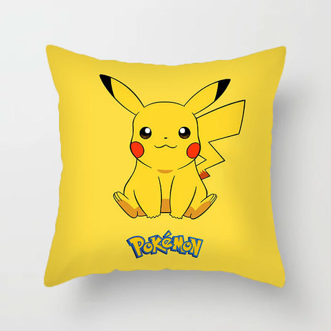 Pokemon Cushion Cover Plush Toys Pikachu Go Psyduck Pillowcase Cartoon Pillow  Cases Sofa Car Home Plush Cover Gifts Toys 45x45cm - Price history & Review, AliExpress Seller - Interesting Anime Store