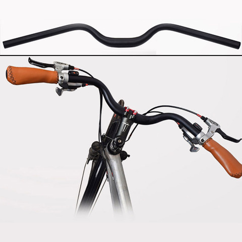 Bicycle Swallow Handlebar M Type Aluminum Alloy 31.8 *640 mm Black Retro Comfort City Road Bike Parts High Quality ► Photo 1/6