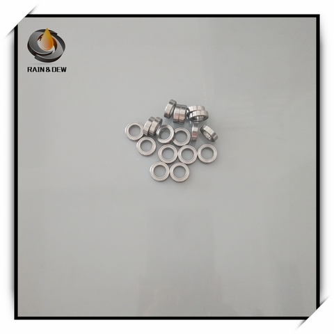 10Pcs SMR74ZZ ABEC-9  Stainless Steel Ball Bearing 4x7x2.5 mm high Speed Handpiece Bearing MR74 ► Photo 1/2