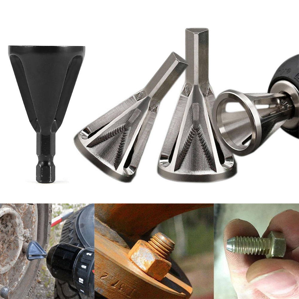 Deburring External Chamfer Tool Stainless Steel Remove Burr Tools for Drill Bit 