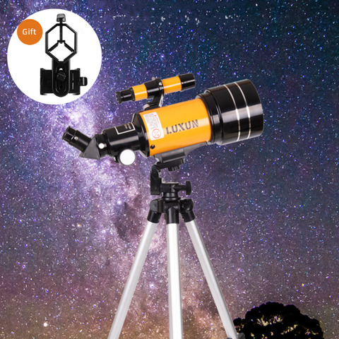 LUXUN 30070 Professional Zoom Astronomical Telescope Upright Image Stargazing  Refractive Deep Space Monocular Telescope Gifts ► Photo 1/6