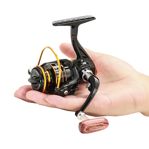 Mini Spinning Fishing Reel 5BB Metal Coil 5KG Max Drag Power Ice Fishing Lure Saltwater freshwater Small Fishing Wheel 5.2:1 ► Photo 1/6