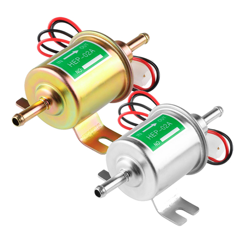 Low pressure fuel pump hep-02a, электробензонасос low pressure, 12 V gasoline pump, car gasoline pump ► Photo 1/6