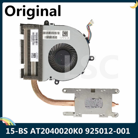 LSC Original For HP 15-BS Laptop CPU HeatSink FAN 925012-001 DC28000JL00 924975-001 AT2040020K0 ► Photo 1/6