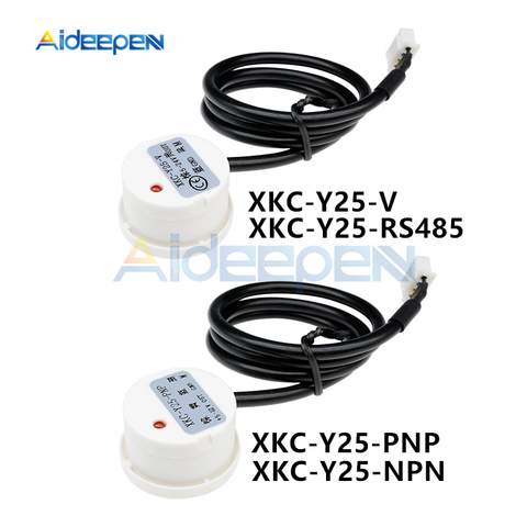 DC 5V-24V XKC Y25 T12V Non Contact Liquid Level Sensor Switch Detector Outer Adhering Type Level Sensor NPN PNP Rs485 Interface ► Photo 1/6