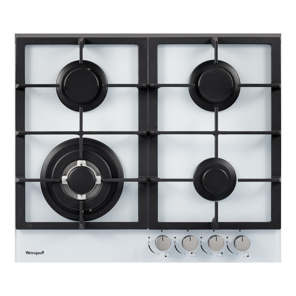 Bulit-in Hobs Weissgauff 858651 858652 техпорт techport Home Appliances Kitchen Cooking Cooktop hob hobs Gas hob Weissgauff HGG 641 BGh \ HGG 641 WGh ► Photo 1/6