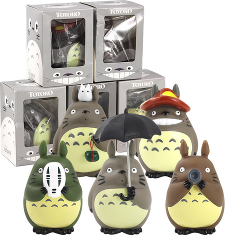 Anime Miyazaki Hayao My Neighbor Totoro Action Figure PVC Collectible Model Toy Car Home Decoration Doll Gifts ► Photo 1/6