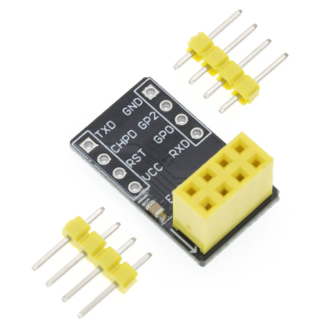 ESP-01 Esp8266 ESP-01S Model Of The ESP8266 Serial Breadboard Adapter To WiFi Transceiver Module Breakout UART Module ► Photo 1/6