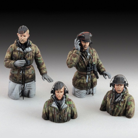 1/35 Resin Model figure GK Soldier TANK CREW IN WINTER DRESS WWII Military theme Unassembled and unpainted kit ► Photo 1/2