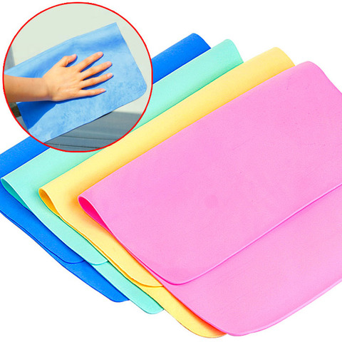 PVA Super Absorbent Faux suede rag kitchen Cleaning Cloth Dishcloths dish Washing Towel car cleaning tool ► Photo 1/6