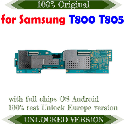 Europe Version For Samsung Galaxy T805 Logic Board Original 100% Unlocked For Samsung Galaxy Tab S 10.5 T800 WIFI Motherboard ► Photo 1/2