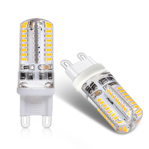 New arrival AC220V 230V G9 base 12w 10w 9w 7w LED G9 Light Bulb lamp LED 96 64 LEDs SMD 3014 bulb Super bright warm cold ► Photo 1/6