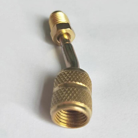 R410a Vacuum Pump Brass Adapter For Air Conditioning Quick Coupling ► Photo 1/6