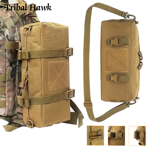 Outdoor Military Tactical Molle Bag Army Camping Waist Bags Pack Hiking Travel EDC Kits Tools Nylon Shoulder Bag Accessories ► Photo 1/6