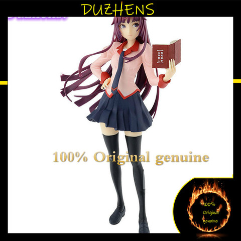 100% Original genuine Bakemonogatari Senjougahara Hitagi 22cm Action Figure Anime Figure Model Toys Figure Collection Doll Gift ► Photo 1/4