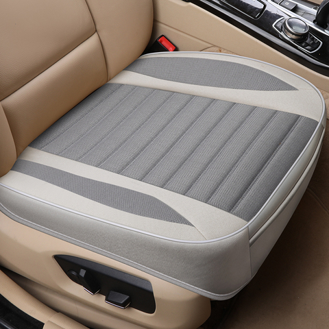 Car Seat Cover Flax Cushion Four Seasons Universal Breathable Car Seat Cushion Protection For Most Sedan SUV ► Photo 1/6