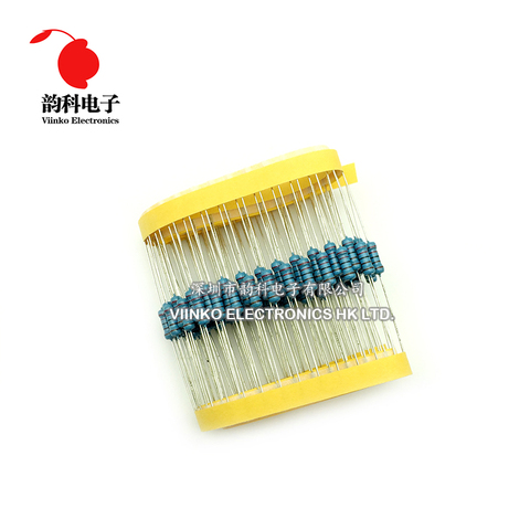 100pcs 1/2W Metal film resistor 1R ~ 2.2M 100R 220R 330R 1K 1.5K 2.2K 3.3K 4.7K 10K 22K 47K 100K 100 220 330 1K5 2K2 3K3 4K7 ohm ► Photo 1/3