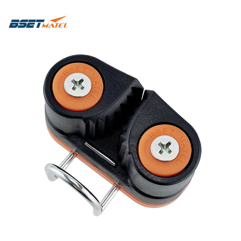 Composite 2 Row Matic Ball Bearing Cam Cleat with leading Ring Pilates Equipment Boat Fast Entry Rope Wire Fairlead Sailing ► Photo 1/6