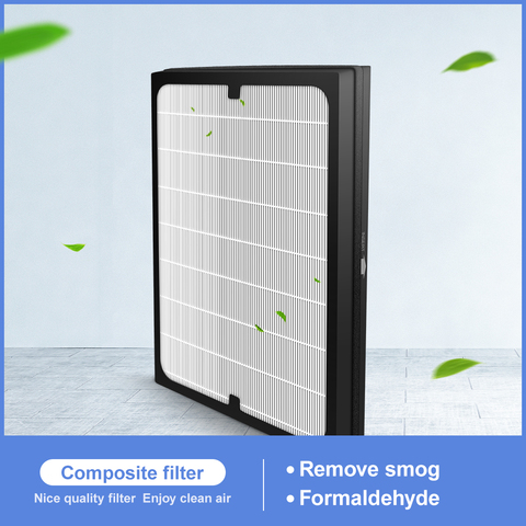 Custom Filter HEPA + Activated Carbon  Composite Multifunctional Filter 267*357*37mm For Tefal Pure Air PT3030 ► Photo 1/6