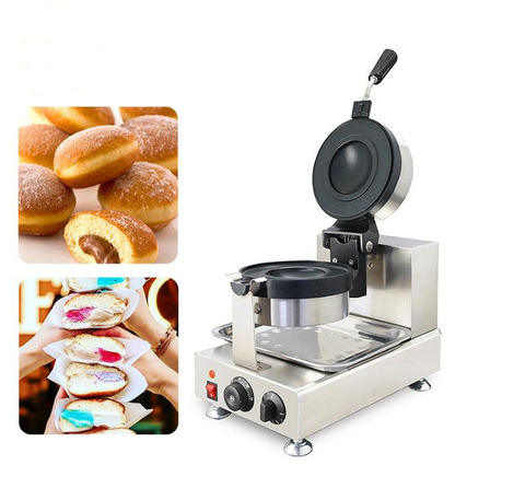 Free shipping Gelato Panini Press Brioche Burger Commercial Krapfen Warmer Ice Cream Panini Donut Doughnut Pan Machine ► Photo 1/5