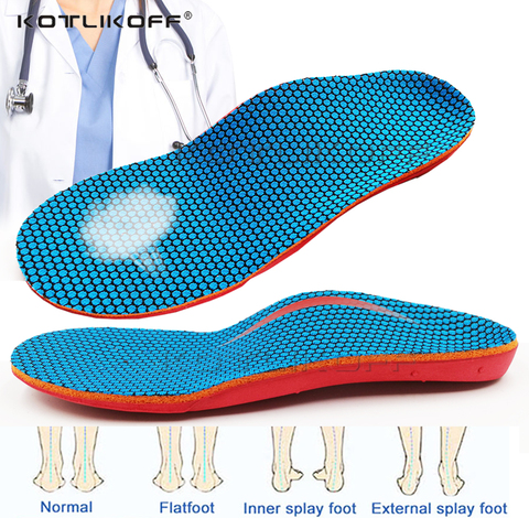 KOTLIKOFF Kids Children's Orthopedic Shoes Insoles For Flat Feet Arch Support  O/X Legs Orthopedic products Health Shoes Pads ► Photo 1/6