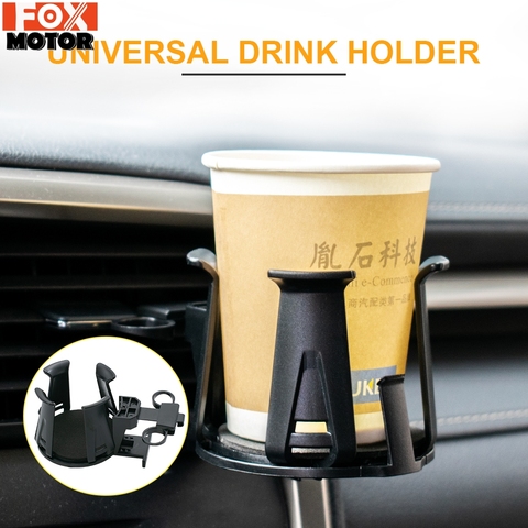 Universal Car Air Outlet Vent Cup Holder Drink Water Cup Bottle Can Sunglass Door Mount Stand For Truck Van Beverage Drink Phone ► Photo 1/6