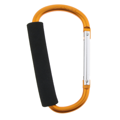 Portable Large D Ring Snap Hook Aluminum Carabiner Cushion Grip ► Photo 1/6