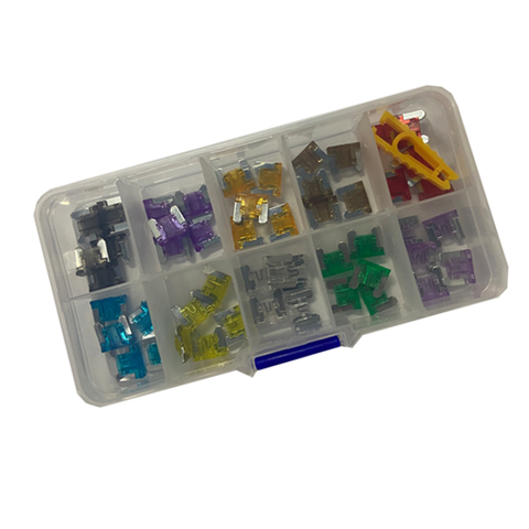 50PCS/Box Mini Car Fuses 2A 3A 5A 7.5A 10A 15A 20A 25A 30A 35A with Box Clip Assortment Auto Micro Blade Type Fuse Set Truck ► Photo 1/6