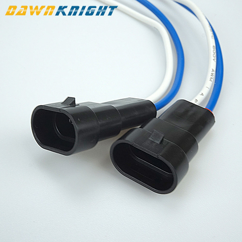2PCS 9005 9006 Automobile Headlight Plug Fog Light Connector Hb3 Hb4 Socket High Quality Antioxidant Cable 3.2mm In Diameter ► Photo 1/4
