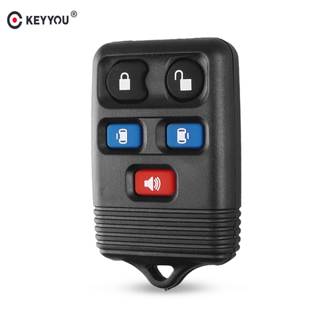 KEYYOU 5 Buttons Remote Control Key Case Shell For Ford Expedition Lincoln Navigator 2004 2005 2006 2007 2008 2009 2010 2011 ► Photo 1/6