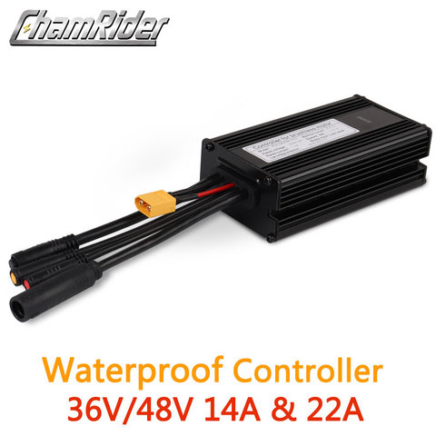KT Electric Bicycle Controller Ebike controller 36V 48V Compatible 500W 22A Dual Mode 250W 14A Sinewave Waterproof Connector ► Photo 1/6