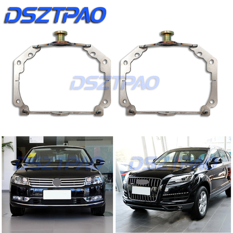 Adapter frame Head light for VW Volkswagen Magotan Audi Q7 Adaptive Frontlighting System AFS Hella 3R G5/Koito Q5 Projector lens ► Photo 1/6