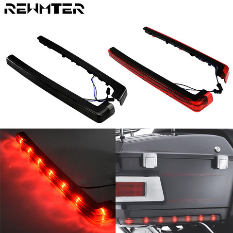 Motorcycle Red/Smoke Tour Pak Pack Accent Side Marker Panel LED Light Lamp For Harley Touring 2006-2022 Electra Road Glide ► Photo 1/6