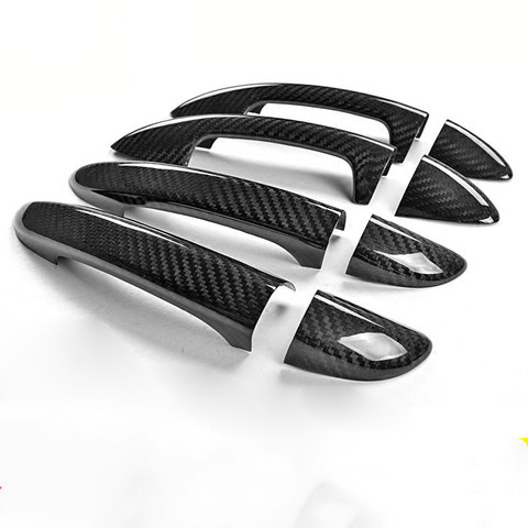 For Volkswagen Passat CC b6 b7 3c b7.5 7.5 sedan Varian Chrome Carbon Fiber Car Door Handle Cover Trim Car styling  Accessories ► Photo 1/6