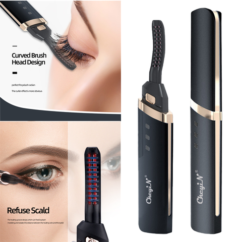 New Electric Eyelash Curler USB Rechargeable Mini Adjusted Heated Eyelash Long Lasting Ironing Eyelash Curler Beauty Makeup Tool ► Photo 1/6