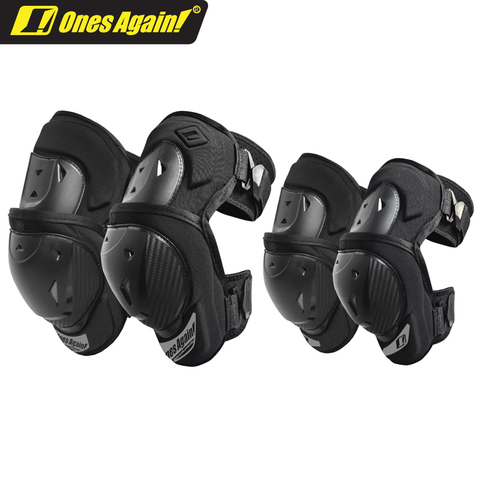 Ones again! Knee protector motorcycle BMX MTB Protection Street Motocross Elbow pads motorcycle protective kneepad Summer gear ► Photo 1/5