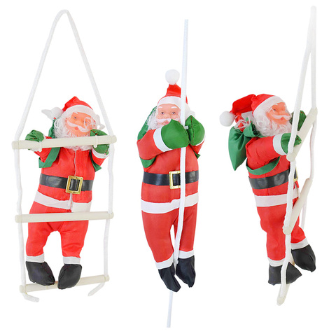 Santa Claus Hanging Doll Christmas Tree Pendant Ornaments Christmas Decorations for Home Noel Natal Navidad New Year Kids Gift ► Photo 1/6